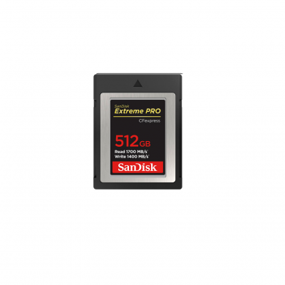 Cart&atilde;o SanDisk Extreme PRO CFexpress de 512GB tipo B