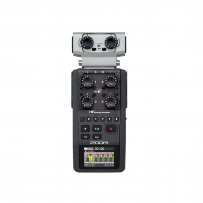 Gravador de &aacute;udio Zoom H6 - 6 canais