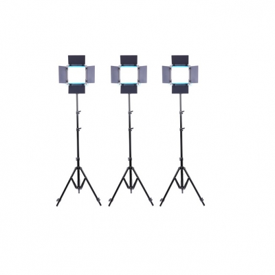 Kit com 3 Pain&eacute;is Dracast LED500 S-Series Bi-Color LED
